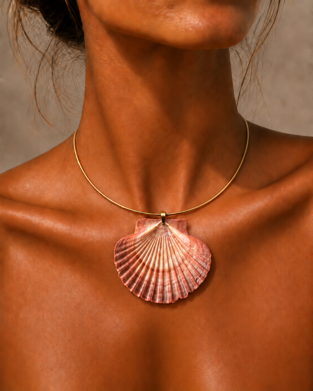 The Terracotta Cuff Necklace
